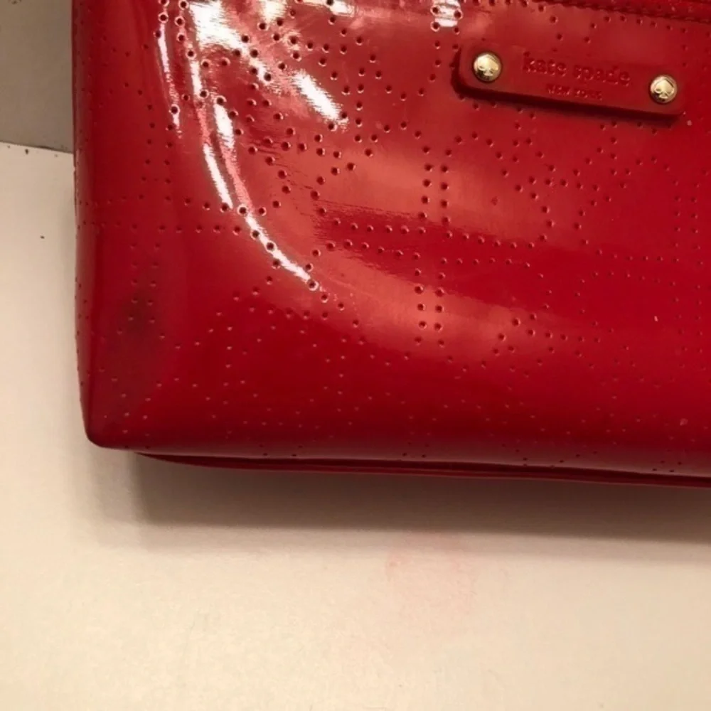 Kate spade red cosmetic case